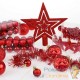 66 Boules & décorations de Noël Rouges pour décorer votre sapin de Noël