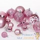 66 Boules & décorations de Noël Roses pour décorer votre sapin de Noël