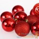 102 Boules & décorations de Noël Rouges pour décorer votre sapin de Noël