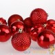 103 Boules & décorations de Noël Rouges pour décorer votre sapin de Noël