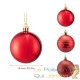 48 Boules de Noël Rouges pour décorer votre sapin de Noël