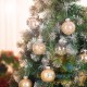 24 Boules de Noël Champagne pour décorer votre sapin de Noël