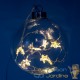 Grande Boule de Noël Transparente 9.5 cm pour décorer votre sapin de Noël
