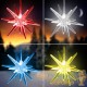 3 Étoiles de Noël Multicolores 9 cm pour décorer votre sapin de Noël