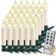 30 Bougies LED pour Sapin de Noël : Télécommande et piles incluses