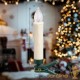 20 Bougies LED Blanc Chaud pour Sapin de Noël : Télécommande incluse