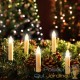 20 Bougies LED Blanc Chaud pour Sapin de Noël : Télécommande incluse