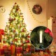 20 Bougies LED Blanc Chaud pour Sapin de Noël : Télécommande incluse