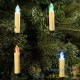 20 Bougies LED Multicolores pour Sapin de Noël : Télécommande incluse