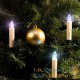 20 Bougies LED Multicolores pour Sapin de Noël : Télécommande incluse