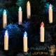 30 Bougies LED multicolores pour Sapin de Noël : 3 attaches différentes