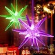 2 Étoiles de Noël Multicolores 9 cm pour décorer votre sapin de Noël