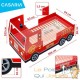 Lit pour enfants camion de pompiers. Super design Livraison offerte !