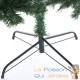 Sapin de Noël Vert artificiel 180 cm + Guirlande LED 120 avec 533 branches et pied support