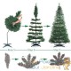 Sapin de Noël Vert décoré 180 cm avec 533 branches et pied support