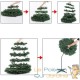 Sapin de Noël Vert décoré 180 cm avec 533 branches et pied support