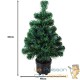 Sapin de Noël Vert lumineux 60 cm. Plusieurs couleurs