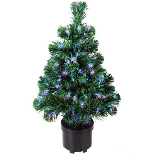 Sapin de Noël Vert lumineux 60 cm. Plusieurs couleurs