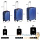 3 Valises Rigides Solides Bleues 34 - 60 - 89 litres. Qualité et facilté pour le voyage