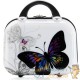 4 Valises Rigides Solides Papillon 42 - 66 - 98 litres. + Beautycase pour le voyage