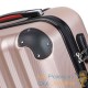 4 Valises Rigides Solides Rose 34 - 59 - 89 litres. + Beautycase pour le voyage