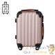 4 Valises Rigides Solides Rose 34 - 59 - 89 litres. + Beautycase pour le voyage