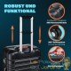 4 Valises Rigides Solides Noir 34 - 55 - 84 - 120 litres. Pour le voyage court et long