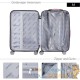 2 Valises Rigides Solides Bleues 40 - 105 litres. Qualité et facilté pour le voyage