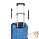 2 Valises Rigides Solides Bleues 40 - 105 litres. Qualité et facilté pour le voyage