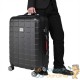 2 Valises Rigides Solides Noires 40 - 105 litres. Qualité et facilté pour le voyage