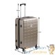 Valise Rigide Solide Champagne 105 litres. Qualité et facilté pour le voyage