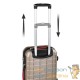 Valise Rigide Solide Champagne 105 litres. Qualité et facilté pour le voyage
