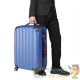 Valise Rigide Solide Bleue 62 litres. Qualité et facilté pour le voyage