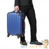 Valise Rigide Solide Bleue 34 litres. Qualité et facilté pour le voyage
