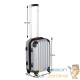Valise Rigide Solide Argentée 34 litres. Qualité et facilté pour le voyage
