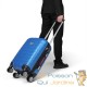Valise Rigide Solide Bleue 40 litres. Qualité et facilté pour le voyage