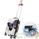 Valise Rigide Solide Motif Papillon 66 litres. Qualité et facilté pour le voyage