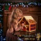 Calendrier de l'avent Maison Enneigée à remplir avec cadeaux ou friandises