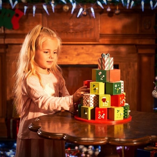 Calendrier de l'avent Très grand à remplir avec cadeaux ou friandises