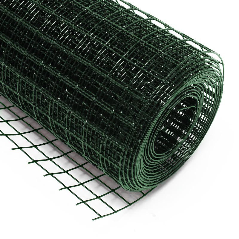 Grillage À Poules 5 m Vert 12 mm 100 cm de haut Pour Enclos, Clapier, Poulailler, Volière