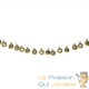 Lot de 2 : Guirlande de Noël Boules et LED sapin 2m OR
