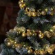 Lot de 2 : Guirlande de Noël Boules et LED sapin 2m OR