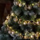 Guirlande de Noël Boules et LED sapin 2m CHAMPAGNE