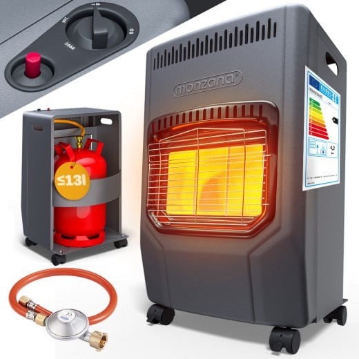 Chauffage d'appoint ou d'atelier au gaz 4200W Très efficace. Grande chaleur rapide