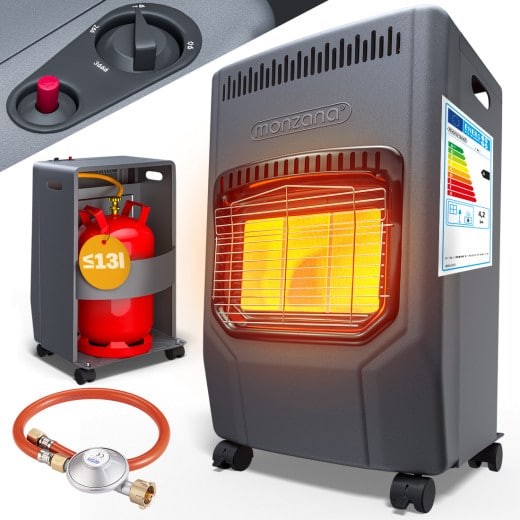 Chauffage d'appoint ou d'atelier au gaz 4200W Très efficace