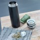 Thermos moderne et de qualité NOIR 600 ml pour étudiants, salariés, employés et ouvriers