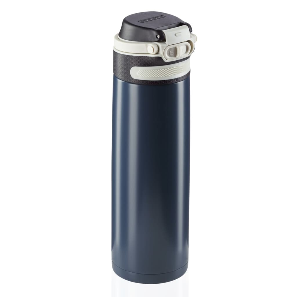 Thermos moderne et de qualité Bleu Foncé 600 ml pour étudiants, salariés, employés et ouvriers