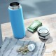 Thermos moderne et de qualité Bleu Clair 600 ml pour étudiants, salariés, employés et ouvriers