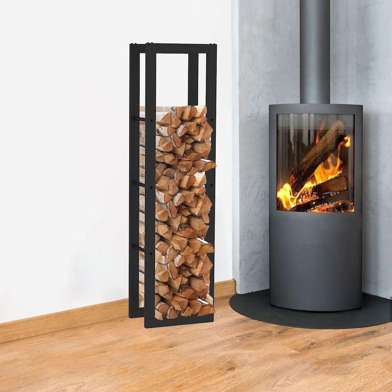 Range Bûches intérieur 150 X 40 . Idéal rangement bois de chauffage