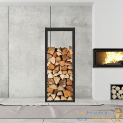 Range Bûches intérieur 150 X 60 . Idéal rangement bois de chauffage